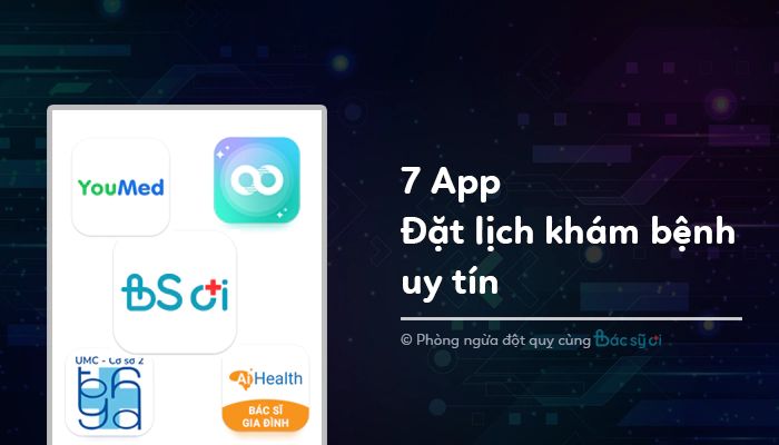 Top 7 App đặt lịch khám bệnh online uy tín hiện nay